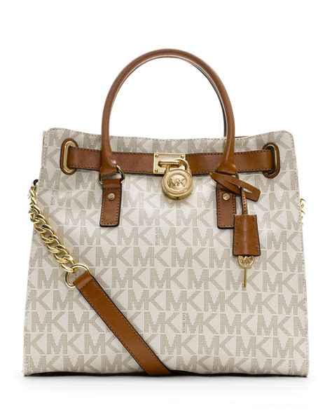 replica michael kors hamilton large tote|michael kors large satchel handbag.